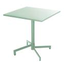 Gartentisch Quadratisch verstellbarer aus Metall, 4 Personen, 70x70 cm