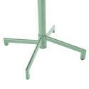 Gartentisch Quadratisch verstellbarer aus Metall, 4 Personen, 70x70 cm