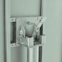 Gartentisch Quadratisch verstellbarer aus Metall, 4 Personen, 70x70 cm