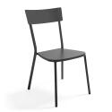 Metall-Gartenstuhl im Bistro-Stil