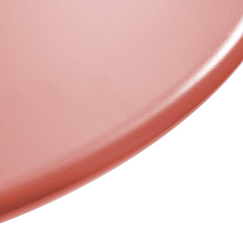 Gartentisch Bistro-Stil Rund verstellbarer aus Metall, 4 Personen, Ø70x72 cm (2/5)