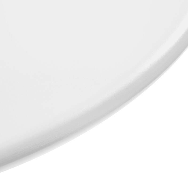 Gartentisch Bistro-Stil Rund verstellbarer aus Metall, 4 Personen, Ø70x72 cm (2/5)