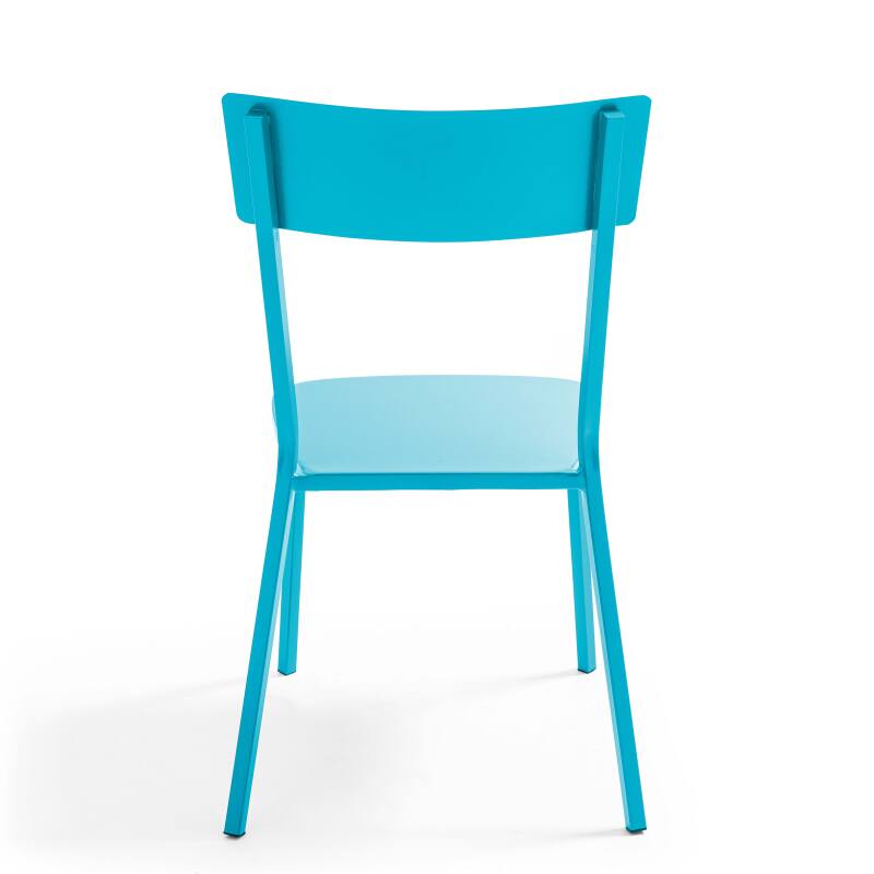 Metall-Gartenstuhl im Bistro-Stil