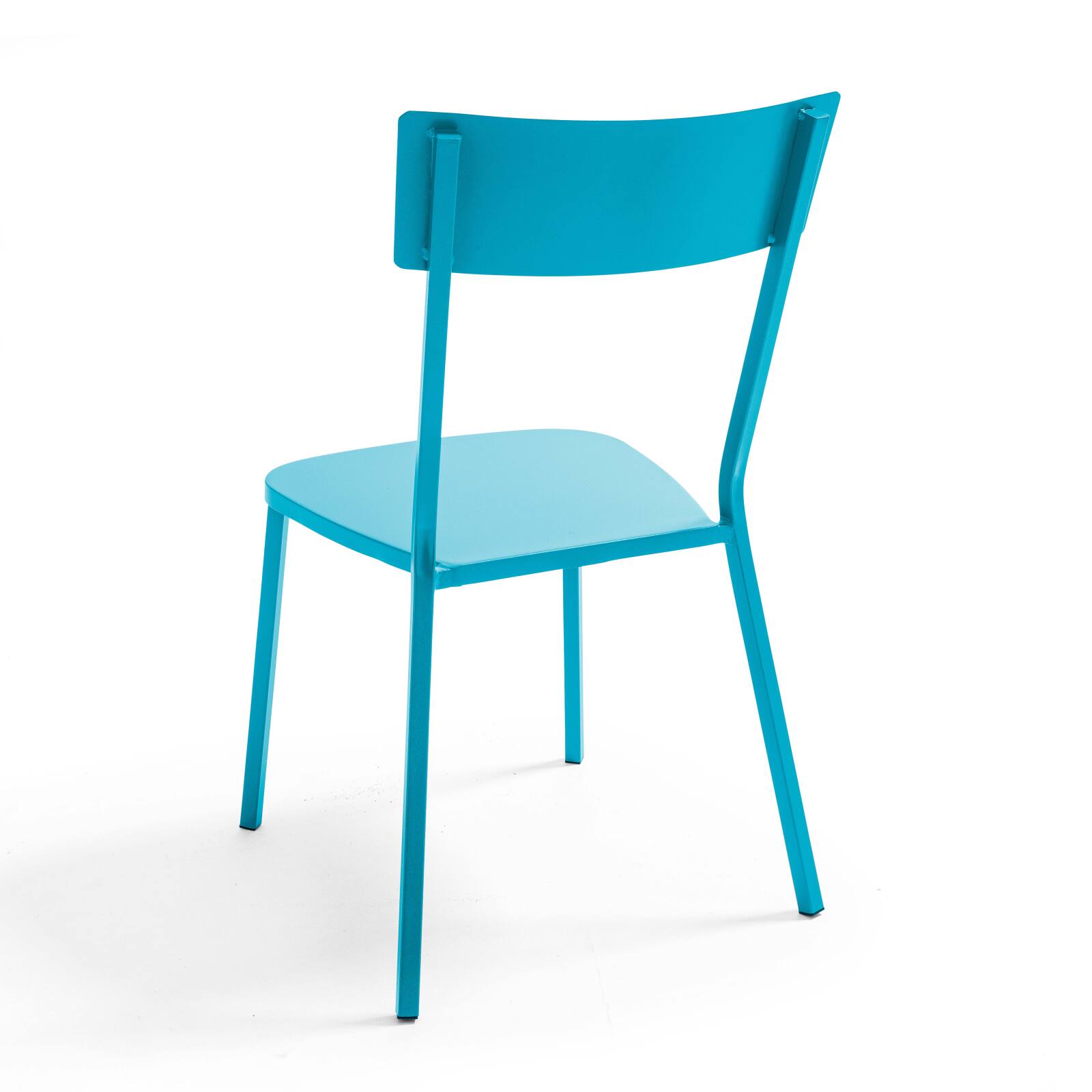 Metall-Gartenstuhl im Bistro-Stil