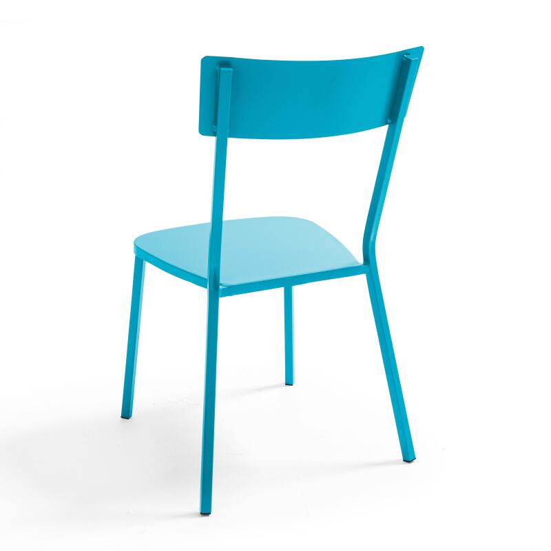 Metall-Gartenstuhl im Bistro-Stil