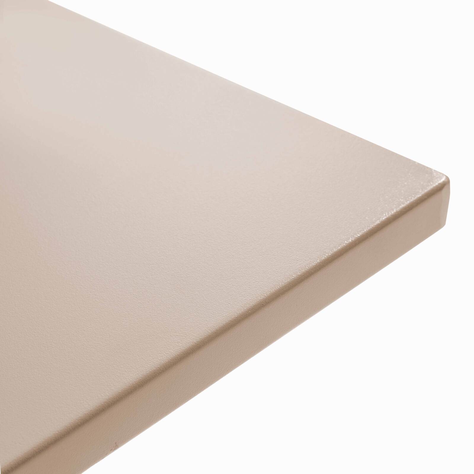 Gartentisch Quadratisch verstellbarer aus Metall, 4 Personen, 70x70 cm