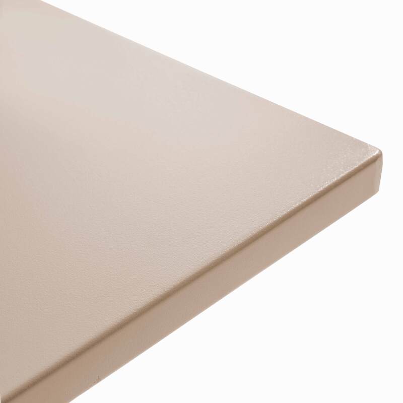 Gartentisch Quadratisch verstellbarer aus Metall, 4 Personen, 70x70 cm (5/8)