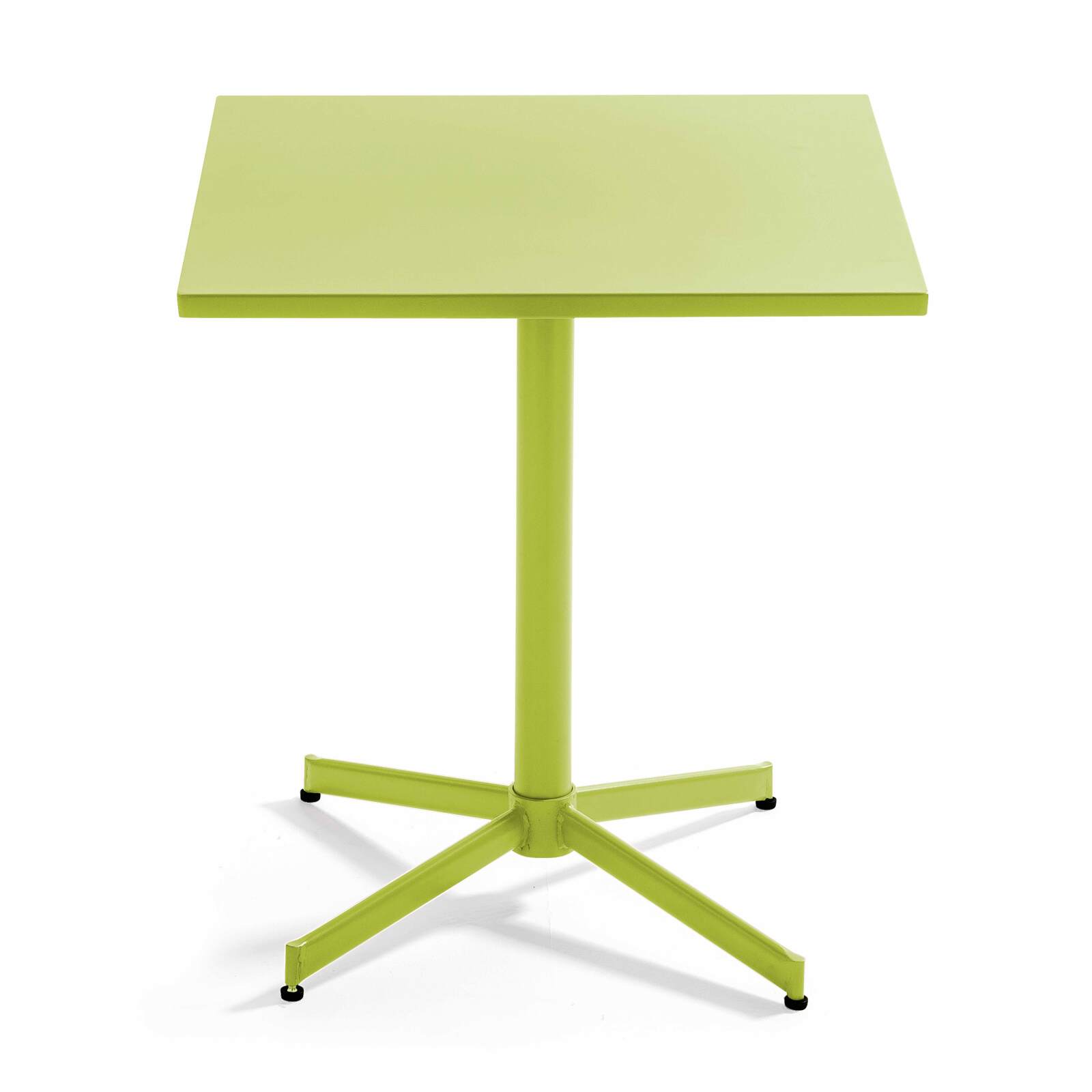 Gartentisch Quadratisch verstellbarer aus Metall, 4 Personen, 70x70 cm