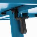 Gartentisch Quadratisch verstellbarer aus Metall, 4 Personen, 70x70 cm