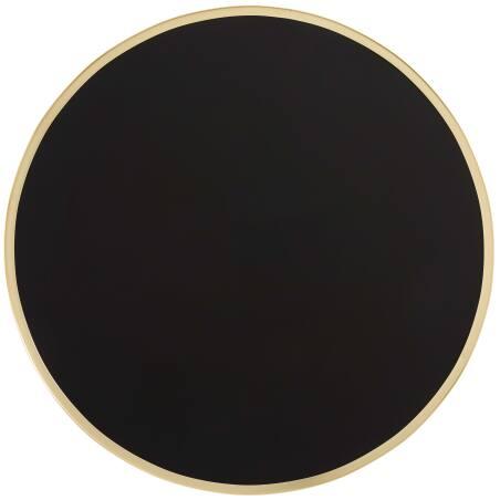 Tischplatte aus Sperrholz mit Laminatbeschichtung und Aluminiumkanten ⌀60 cm (2/7)