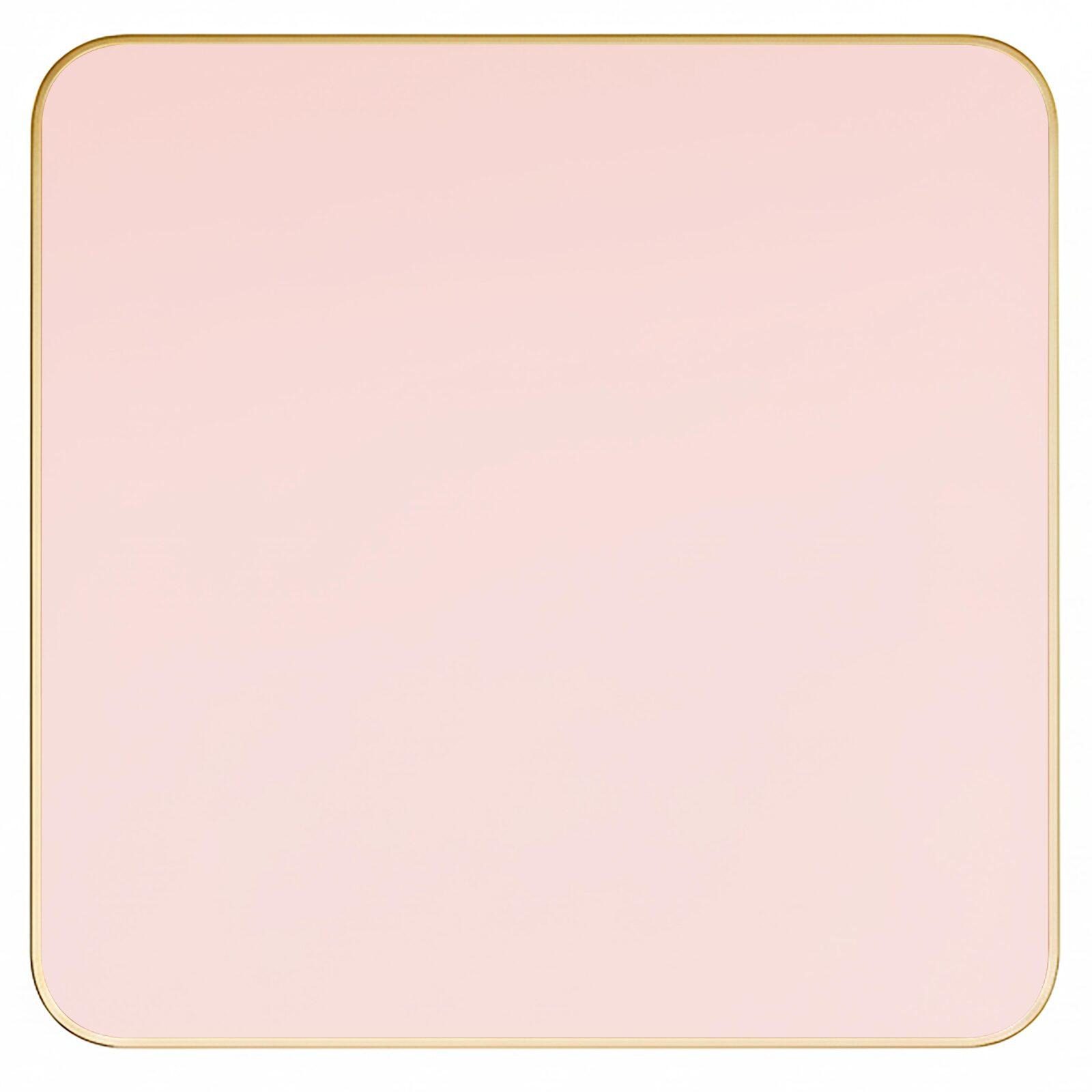 Tischplatte aus Sperrholz mit Laminatbeschichtung 70x70 cm mit Aluminiumkanten