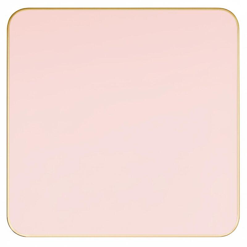 Tischplatte aus Sperrholz mit Laminatbeschichtung 70x70 cm mit Aluminiumkanten