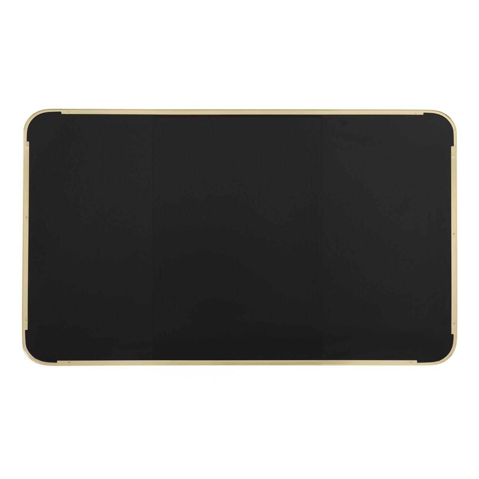 Tischplatte aus Sperrholz mit Laminatbeschichtung 120x60 cm mit Aluminiumkanten