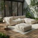 Chaiselongue für modulare Gartenmöbel