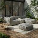 Chaiselongue für modulare Gartenmöbel