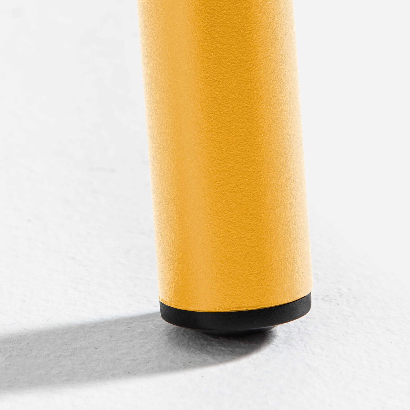 Quadratischer Gartentisch aus Metall (70 x 70 cm)