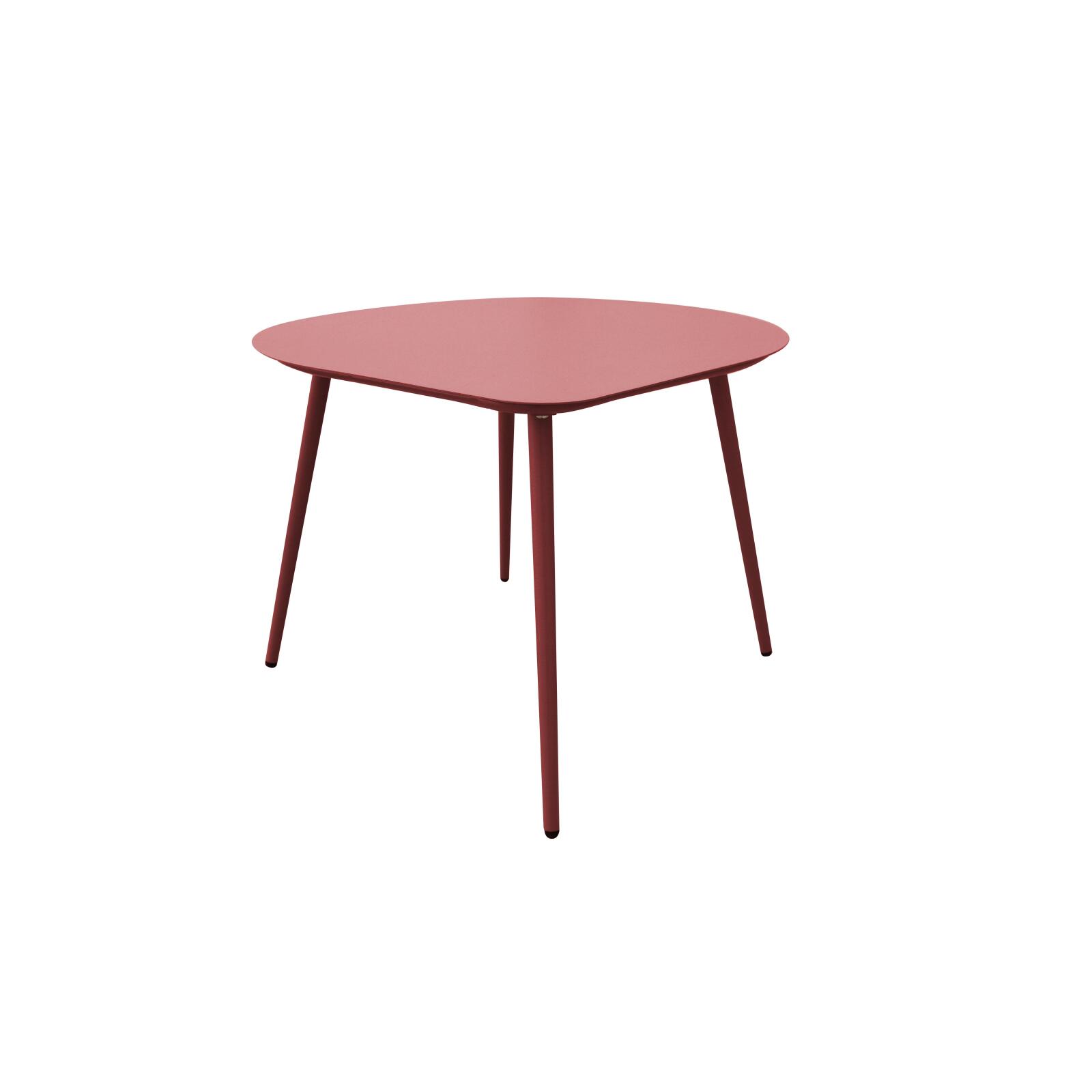 Nestbare Garten Couchtische runden aus Metall  58x50x34 cm und 40x35x28 cm 