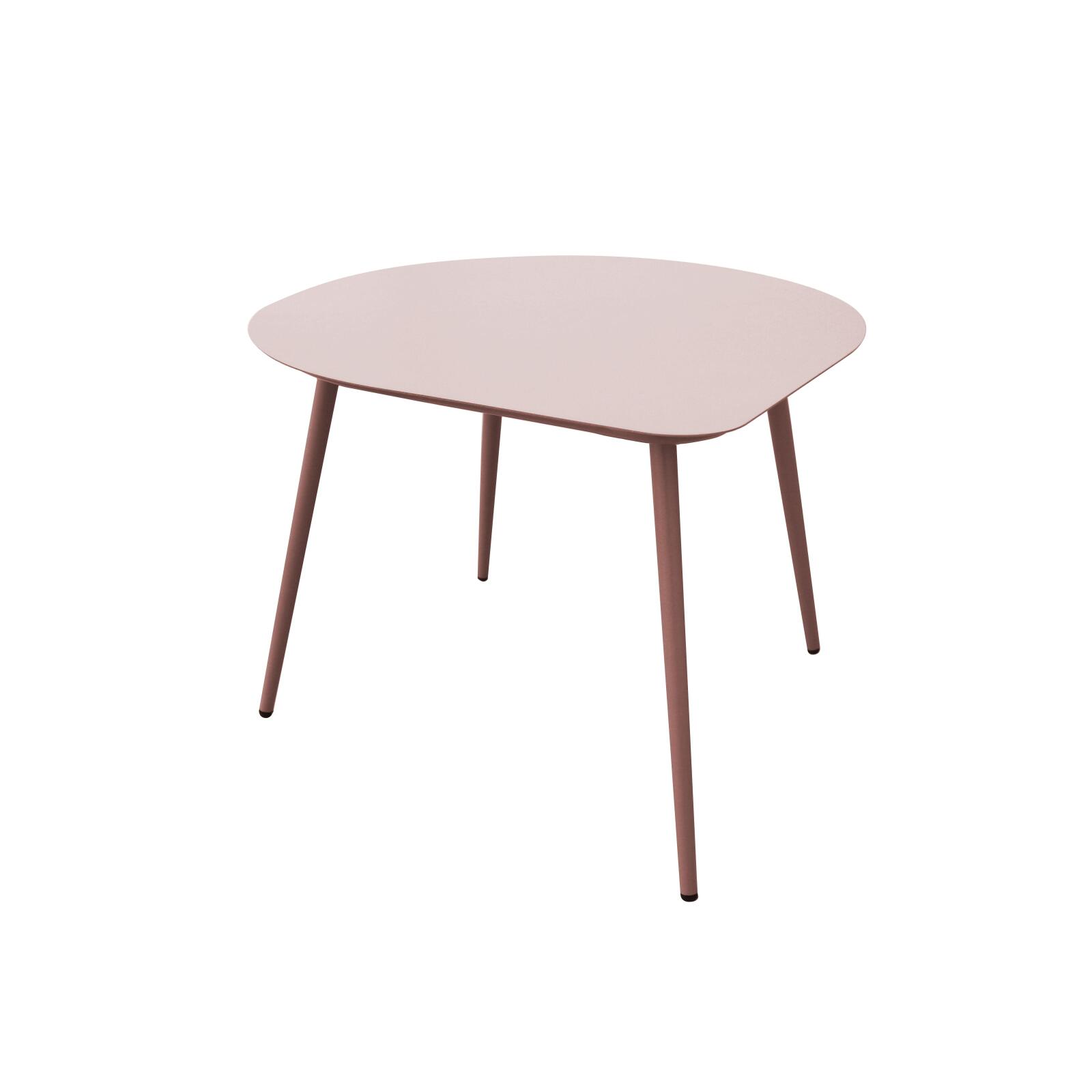 Nestbare Garten Couchtische runden aus Metall  58x50x34 cm und 40x35x28 cm 