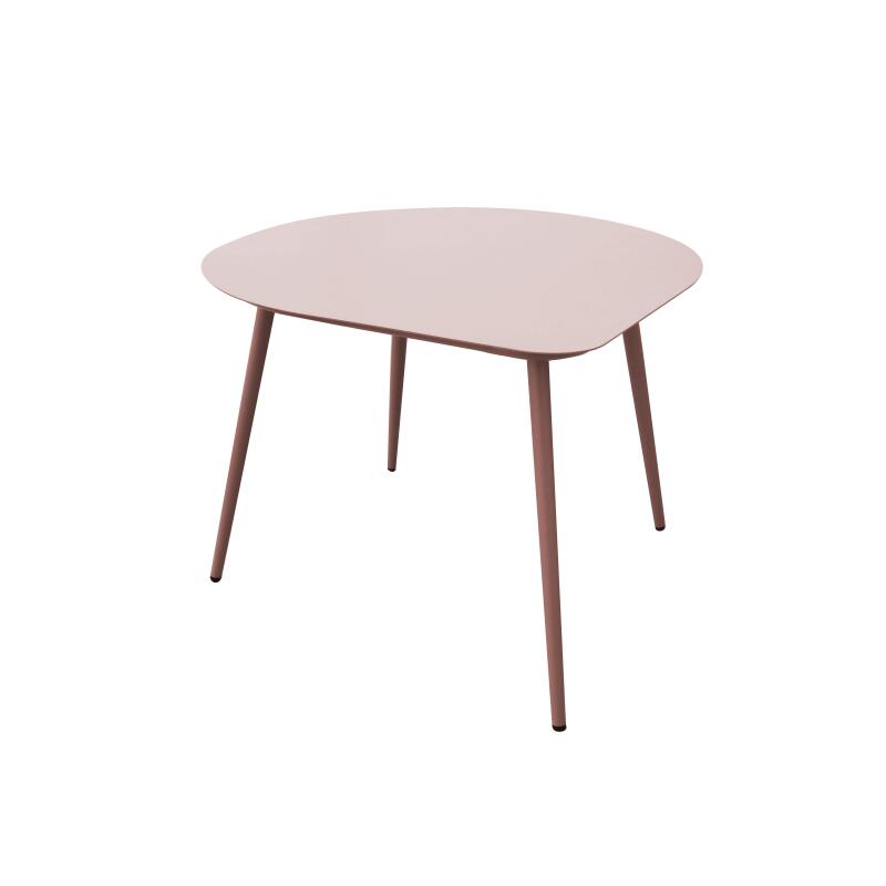 Nestbare Garten Couchtische runden aus Metall  58x50x34 cm und 40x35x28 cm  (3/7)