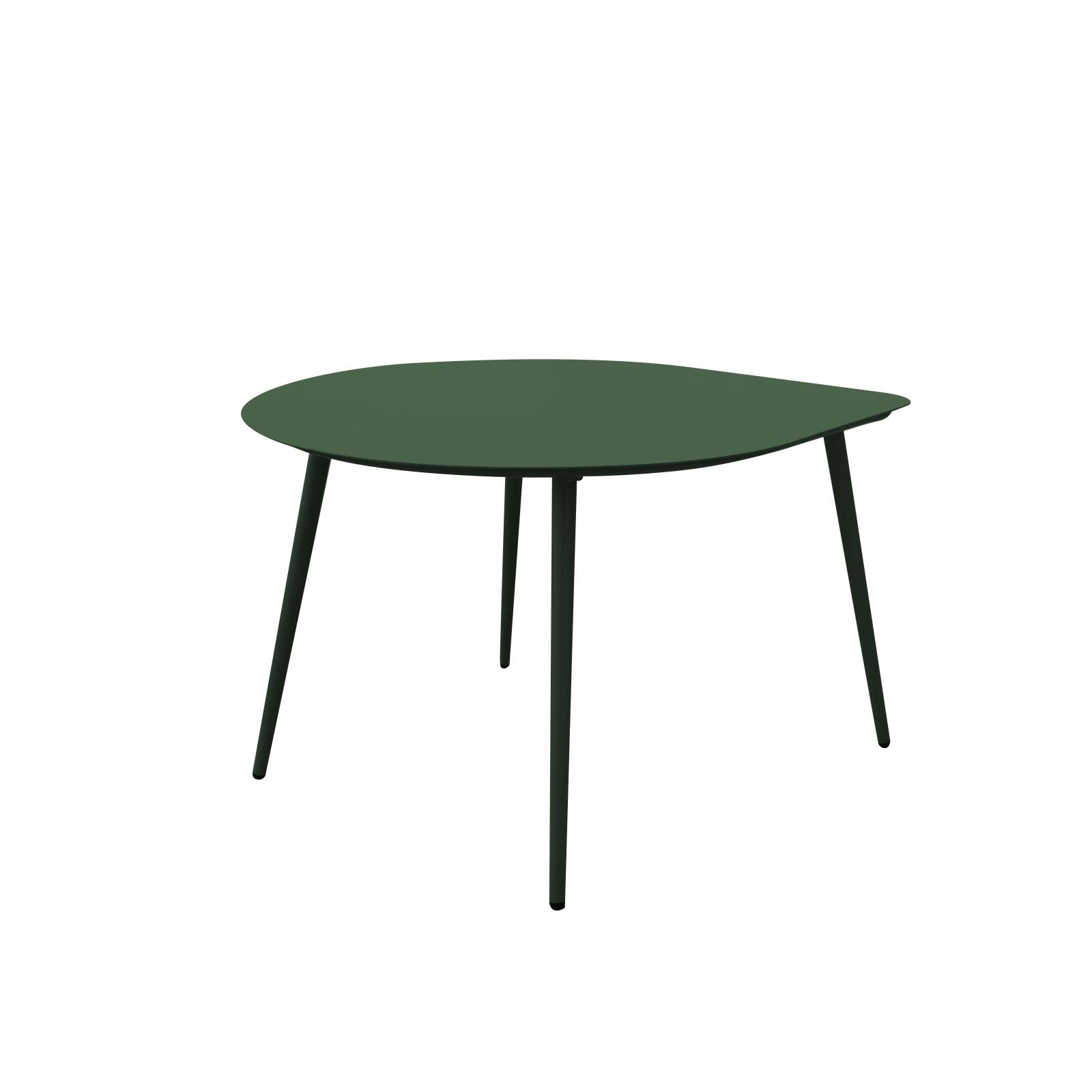 Nestbare Garten Couchtische runden aus Metall  58x50x34 cm und 40x35x28 cm 