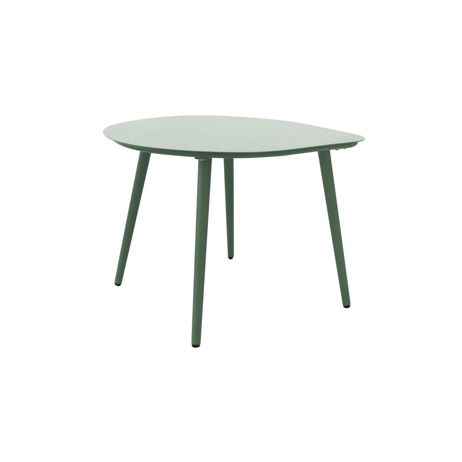 Nestbare Garten Couchtische runden aus Metall  58x50x34 cm und 40x35x28 cm 