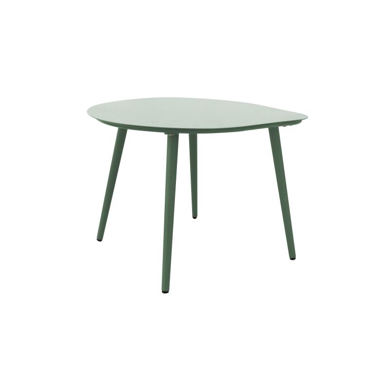 Nestbare Garten Couchtische runden aus Metall  58x50x34 cm und 40x35x28 cm  (6/7)