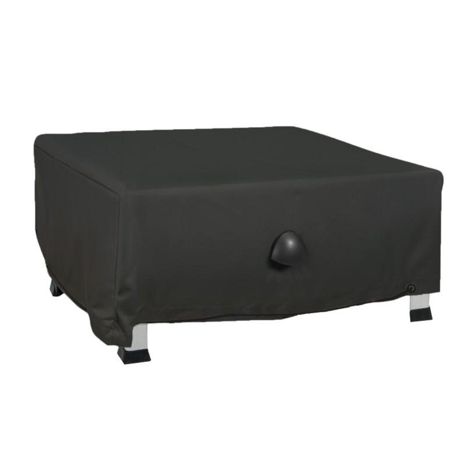 Schwarze Plancha-Abdeckung 50x45x40 cm