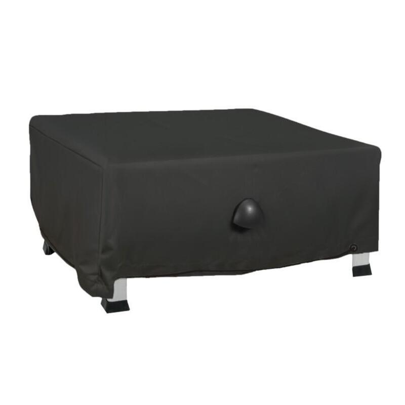 Schwarze Plancha-Abdeckung 50x45x40 cm