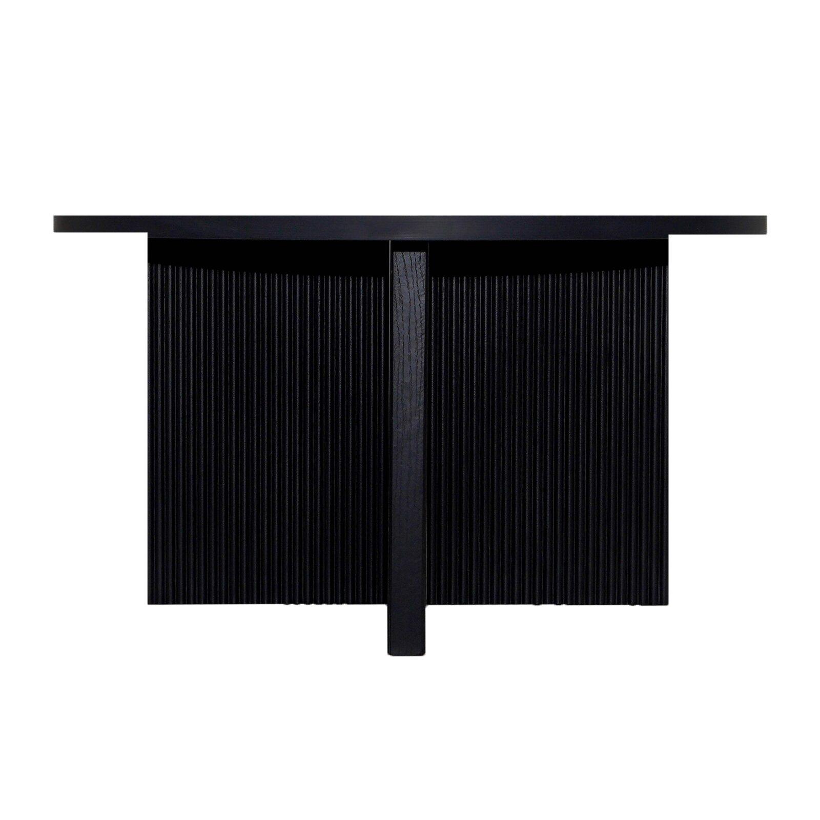 Couchtisch rund, in Holzoptik, Ø80 x 45 cm