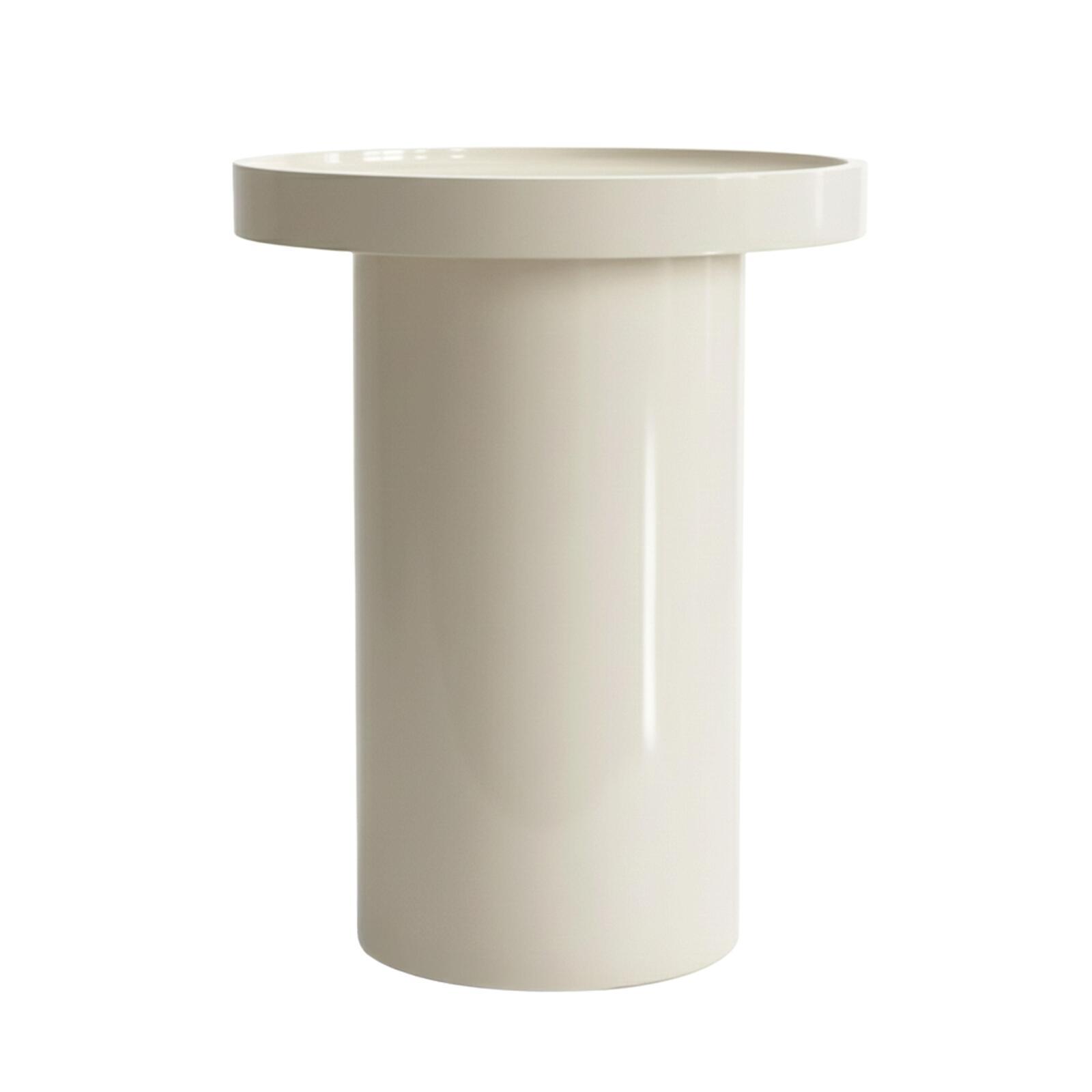 Couchtisch rund, in Lackoptik, Ø40 cm