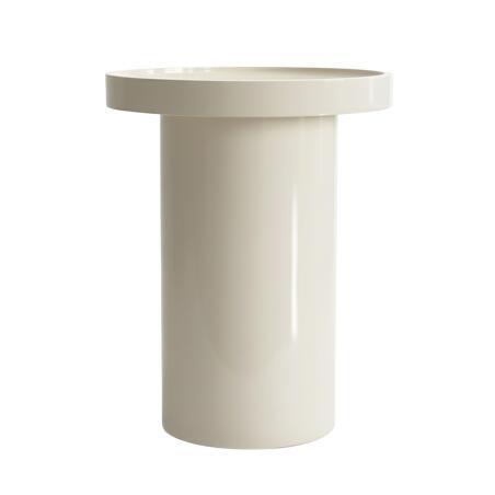 Couchtisch rund, in Lackoptik, Ø40 cm (2/3)