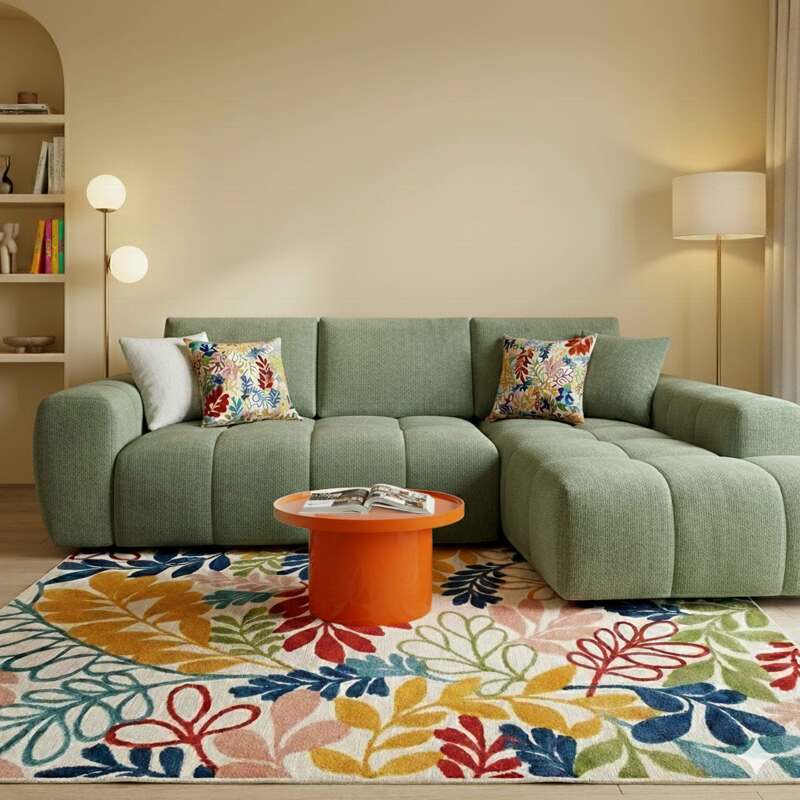 Couchtisch rund, in Lackoptik, Ø50 cm (2/4)