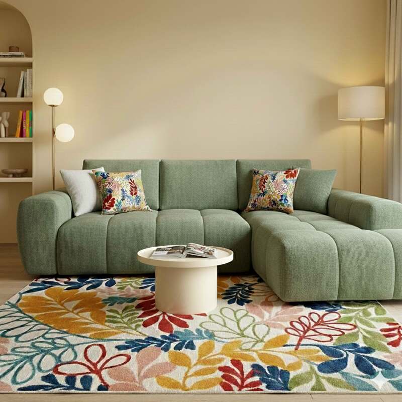 Couchtisch rund, in Lackoptik, Ø50 cm (2/4)