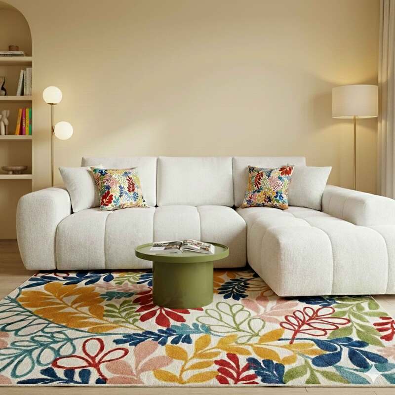 Couchtisch rund, in Lackoptik, Ø50 cm (2/4)