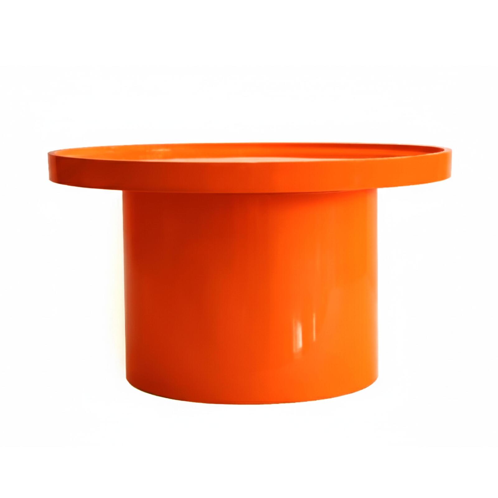 Couchtisch rund, in Lackoptik, Ø50 cm