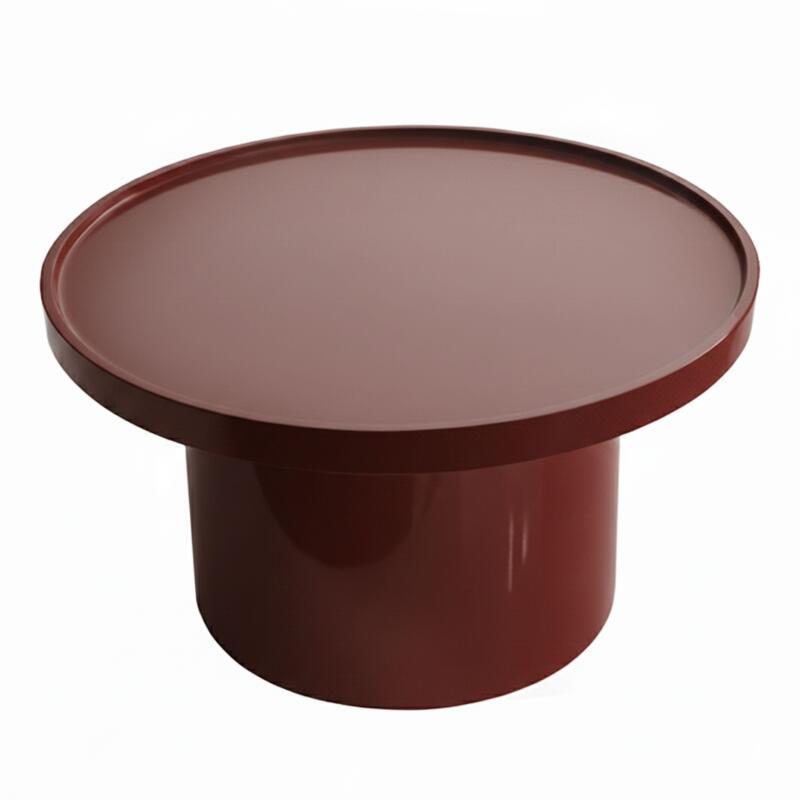 Couchtisch rund, in Lackoptik, Ø70 cm (2/3)