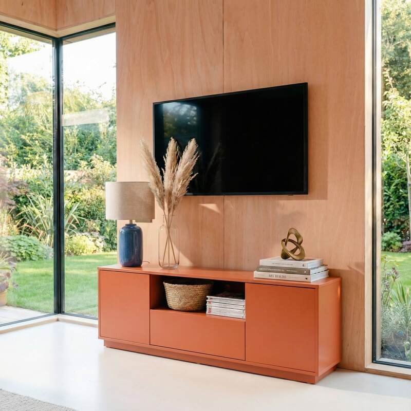 Lowboard farbig, 140 cm