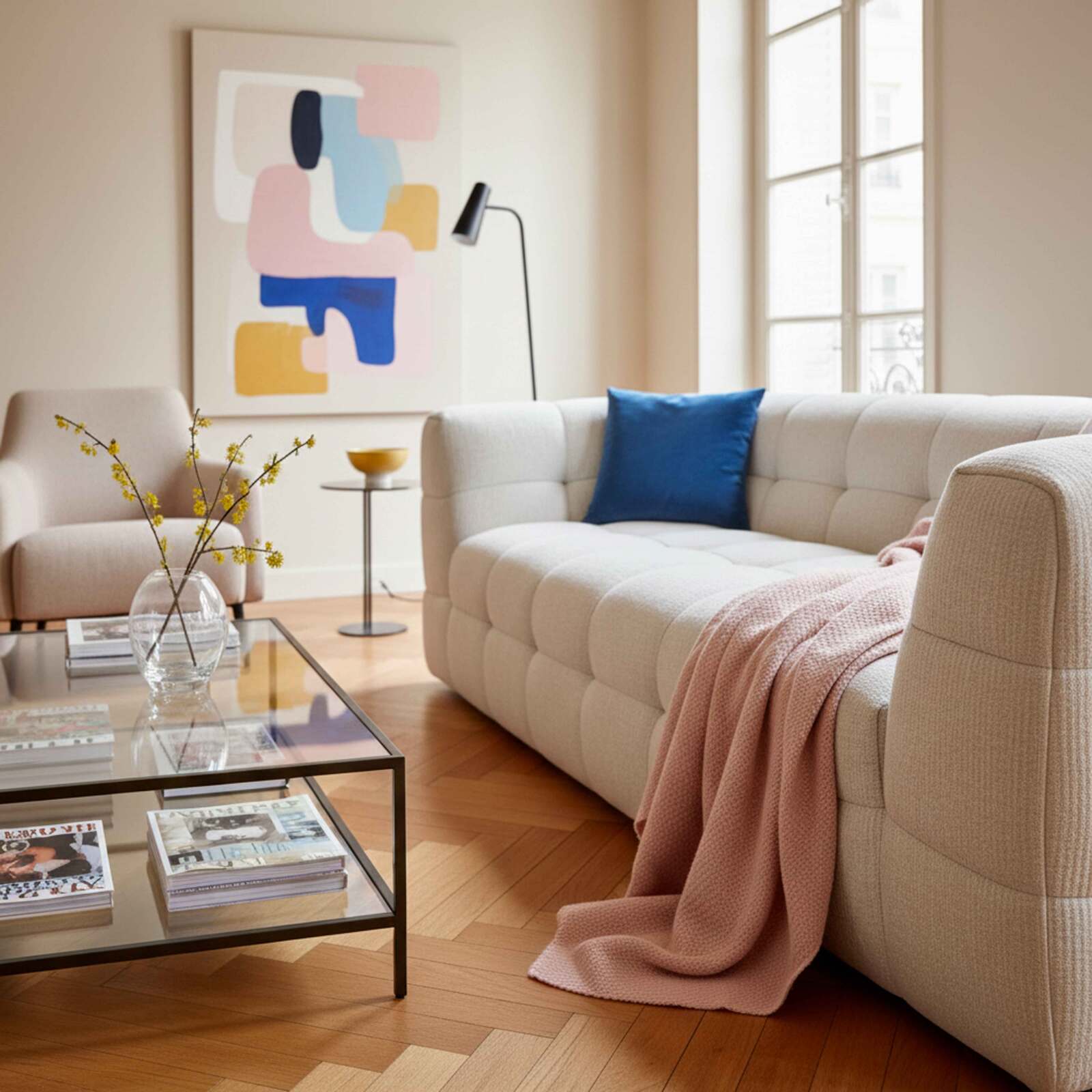 Sofa 3-Sitzer aus Stoff