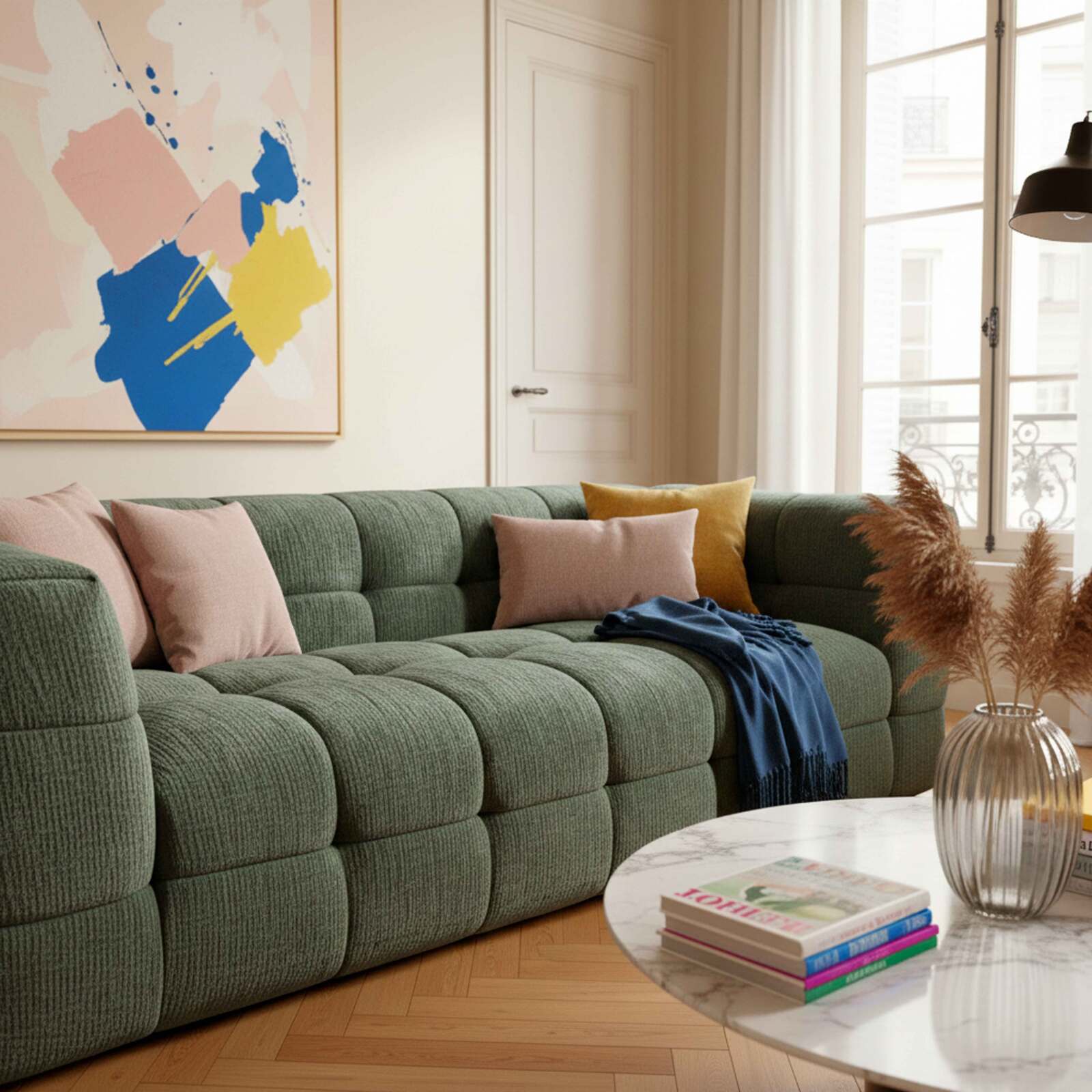 Sofa 3-Sitzer aus Stoff