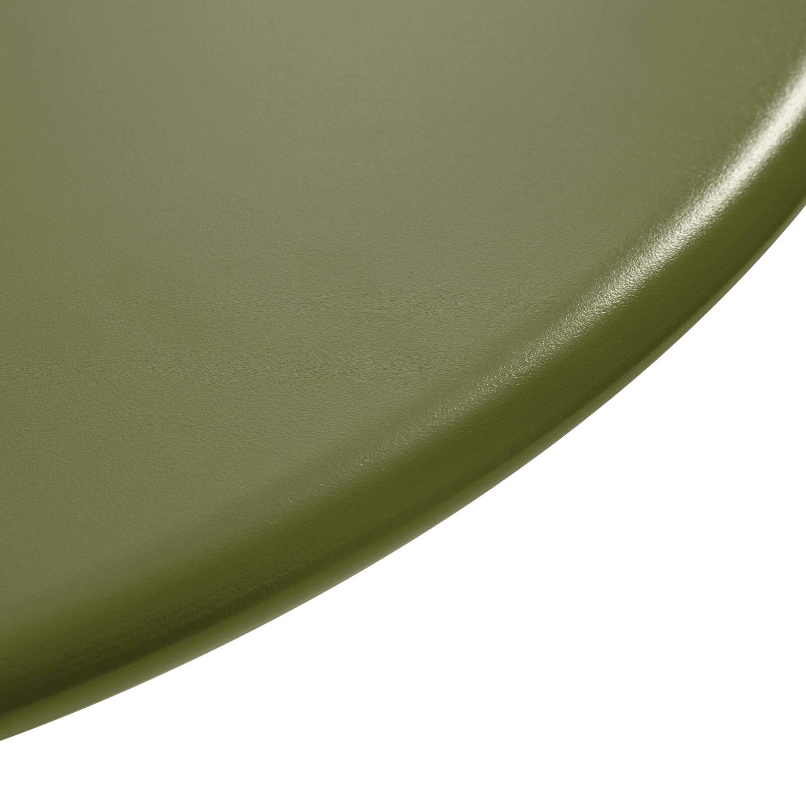 Gartentisch im Bistro-Stil, rund , neigbar, aus Metall mit Einbaufuß, Ø70 cm, und 2 Stühle