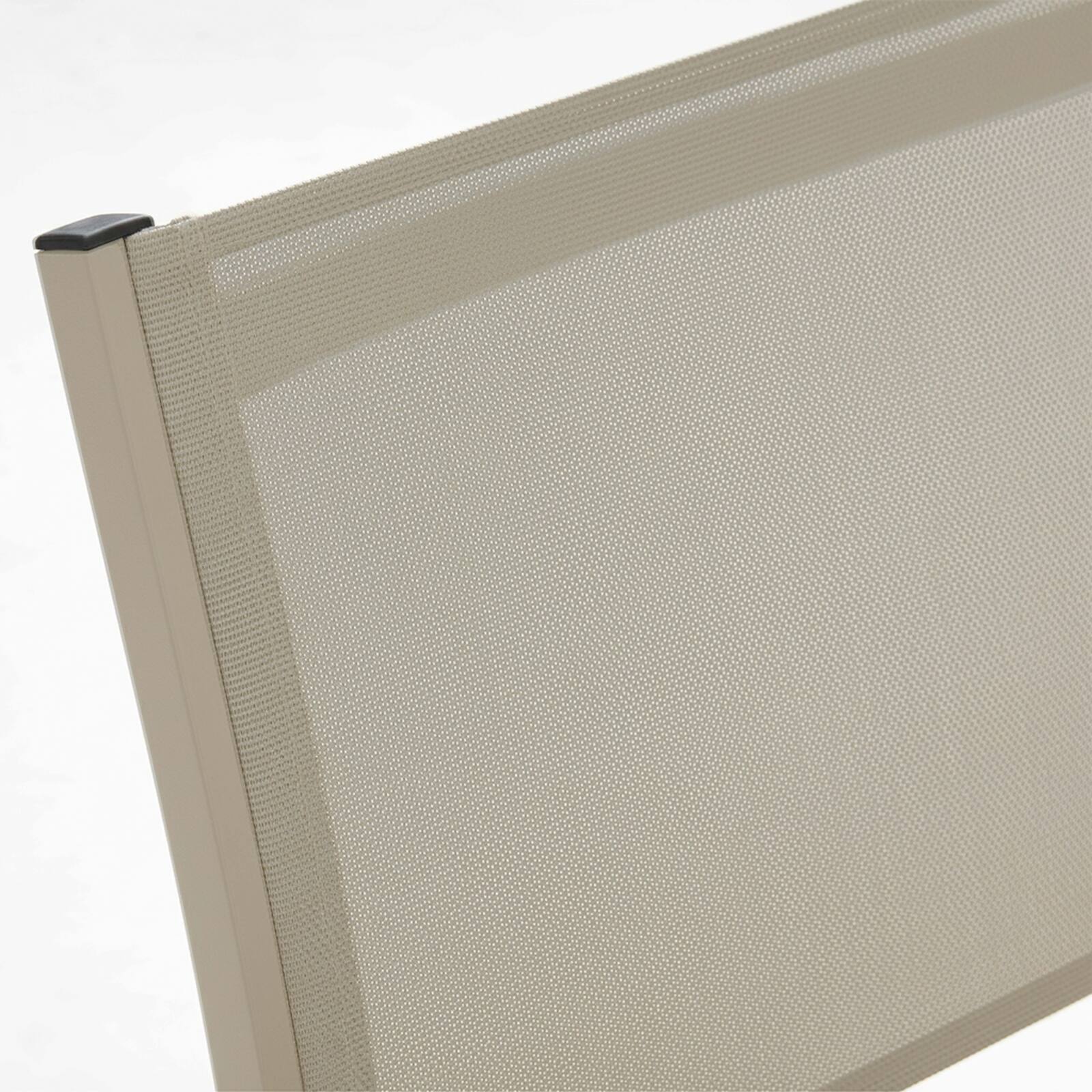 Gartenstühle aus Aluminium und Textilene - 2er-Set