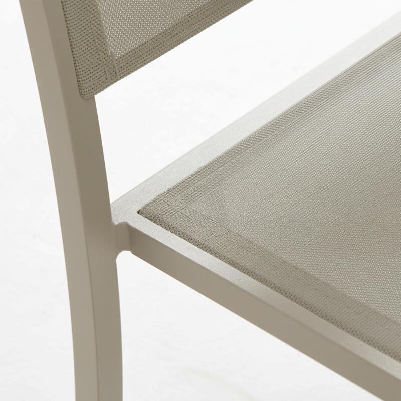 Gartenstühle aus Aluminium und Textilene - 2er-Set (6/7)