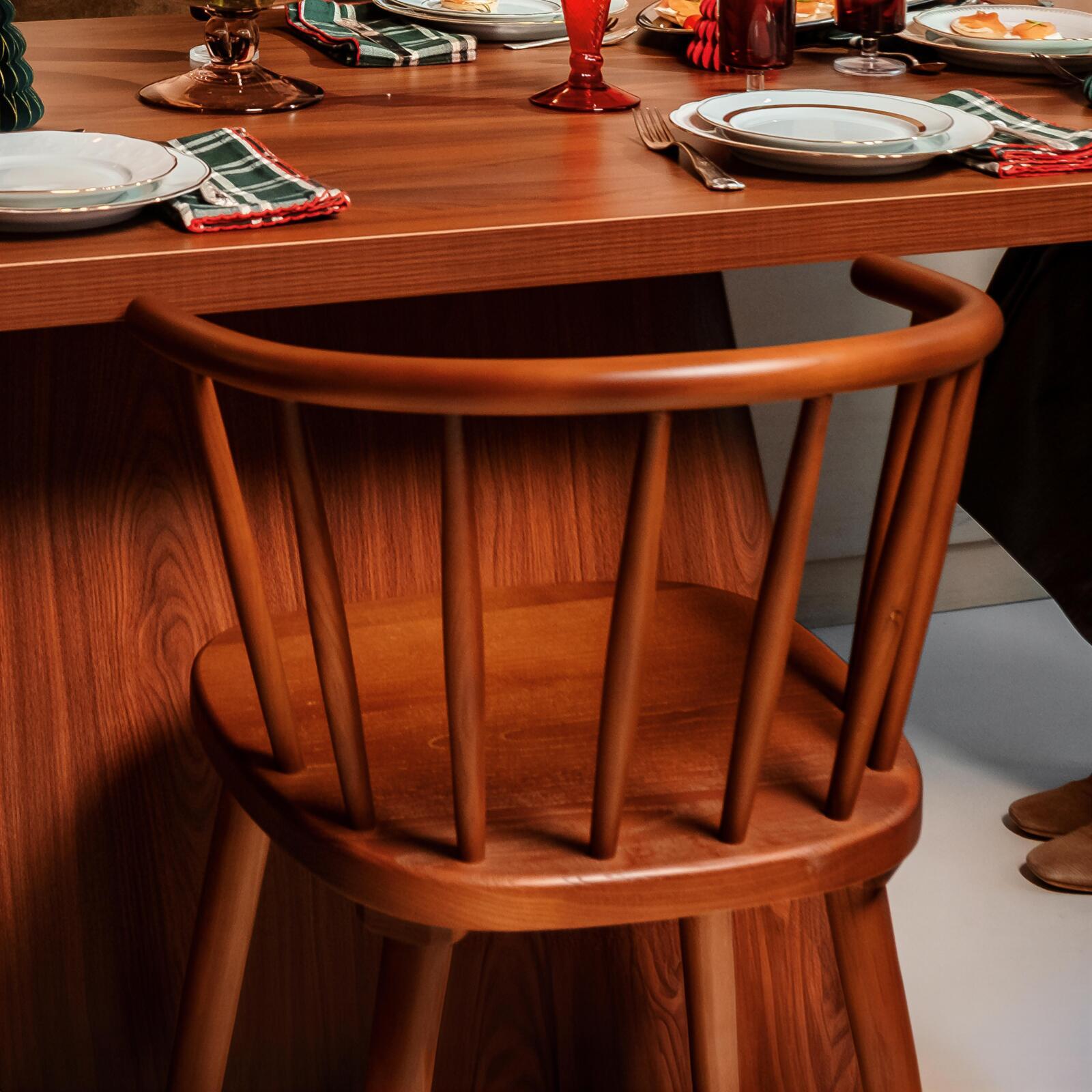 Stühle aus Ulmenholz durchbrochener - 2er-Set