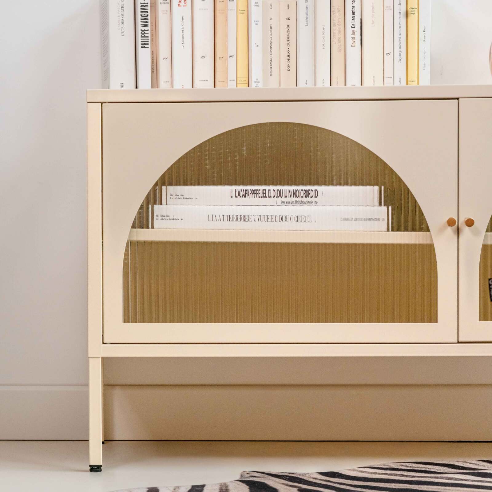 Lowboard aus Metall, 115 cm, moderner Stil