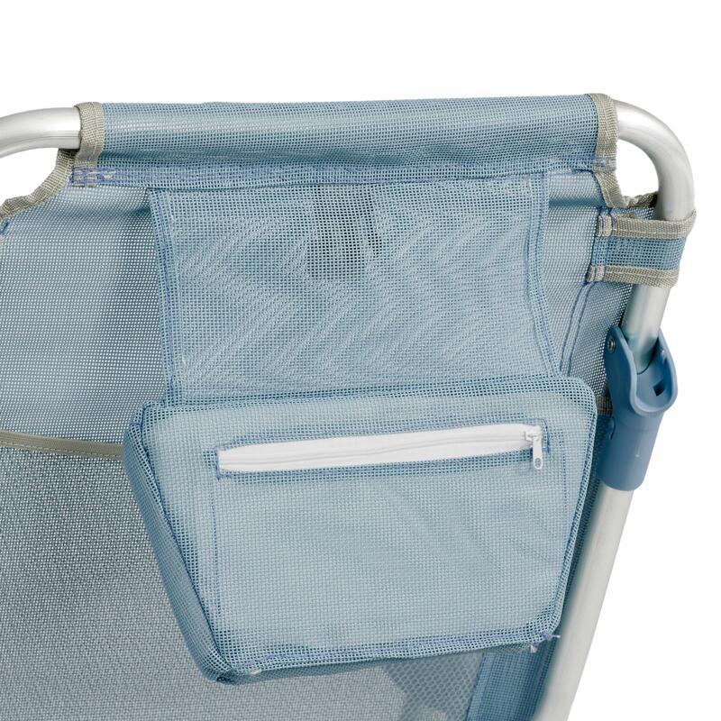 Klappbarer Strandstuhl 4 Liegepositionen (3/5)