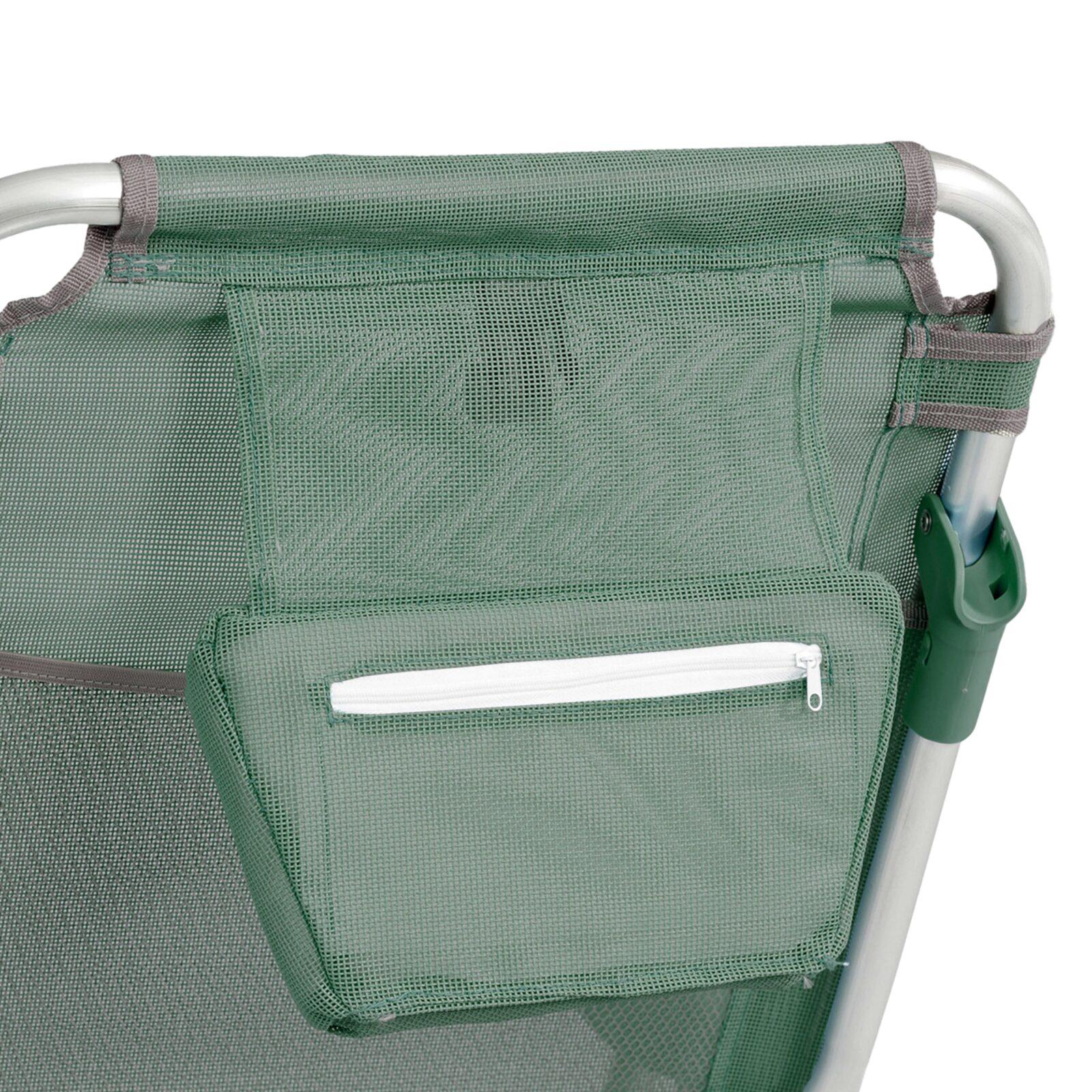 Klappbarer Strandstuhl 4 Liegepositionen