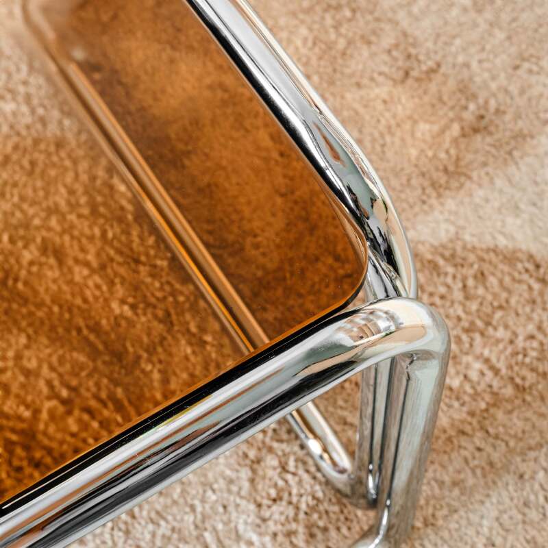 Couchtisch quadratisch, aus gehärtetem Glas, 90x90 cm (3/7)