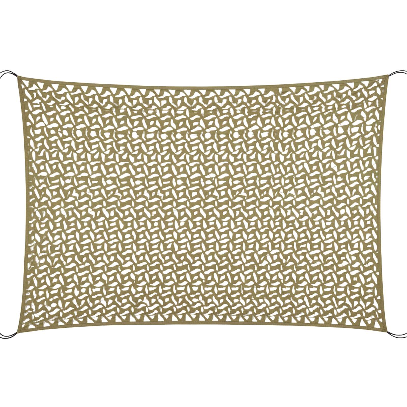 Rechteckiges Sonnensegel, umkehrbares, durchbrochenes 4x3 m