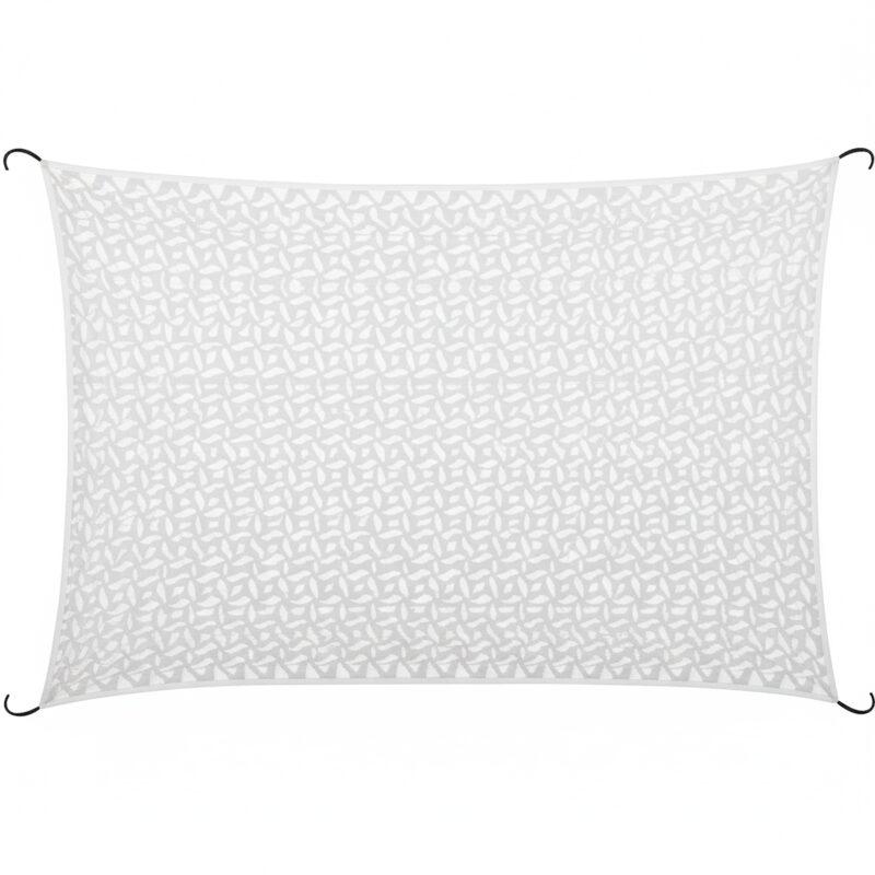 Rechteckiges Sonnensegel, umkehrbares, durchbrochenes 4x3 m