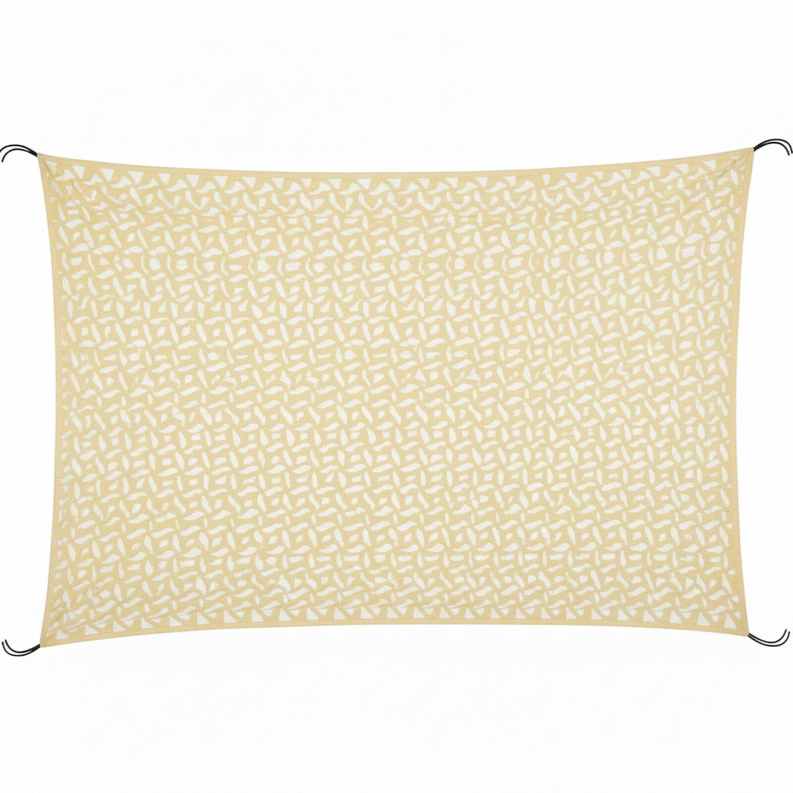 Rechteckiges Sonnensegel, umkehrbares, durchbrochenes 4x3 m